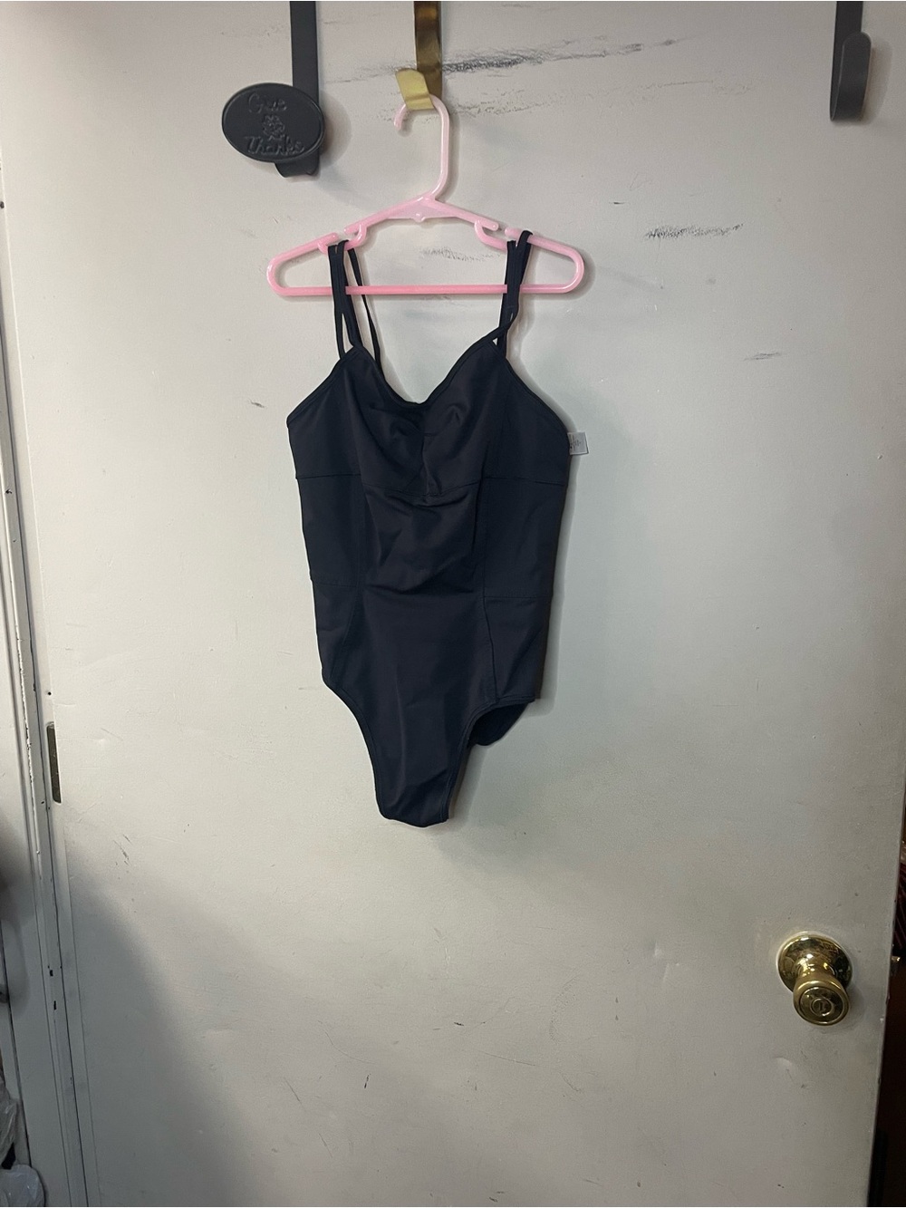 Ivivva double girls size 12, solid black body suit/ dance/gymnastics